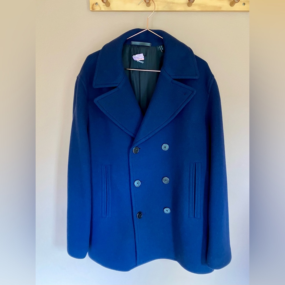 Theory Women’s Navy Pea Coat